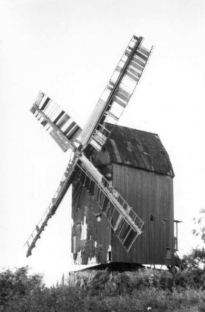 Drackenstedt. Mühle Michaelis, Bockmühle (1984/85 nach Hohenwarthe, Landkreis Jerichower Land, umgesetzt)