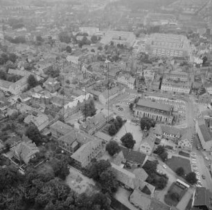 Marktplatz von Eisenach : Blickrichtung Nordwesten