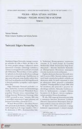 Twórczość Edgara Norwertha