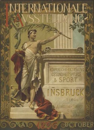 Internationale Ausstellung. Innsbruck Tirol 1896