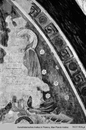 Gewölbedekoration : Ostlünette: Verklärung Christi