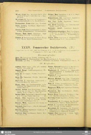 XXXIV. Pommerscher Bezirksverein.