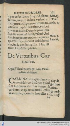 De Virtutibus Cardinalibus