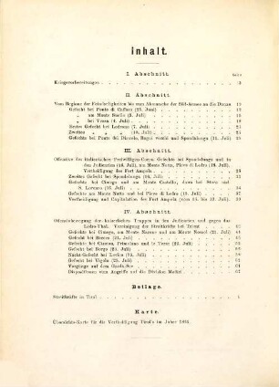 Österreichs Kämpfe im Jahre 1866 : nach Feldacten, 5. Die Verteidigung Tirol's. ...