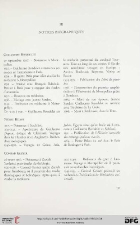 III. Notices biographiques