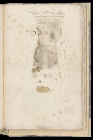 No. 16: Exlixir und Tinctur auß Theophrasti eigner handschrifft
