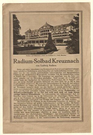Radium-Solbad Kreuznach
