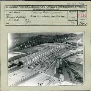 Saarbrücken, Zeppelinstrasse, Siedlung