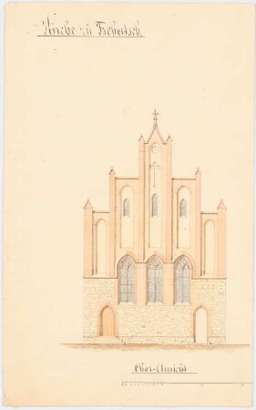 Kirche, Trebatsch: Choransicht