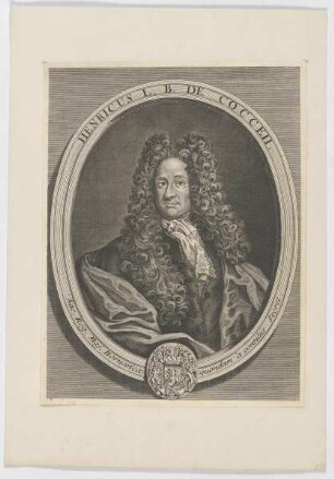 Bildnis des Henricus L. B. de Cocceii