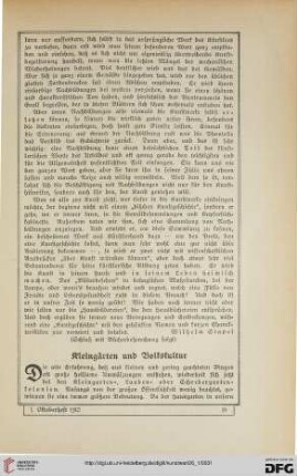 Kleingärten und Volkskultur