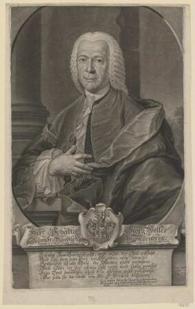 Bildnis des Johann Georg Weller