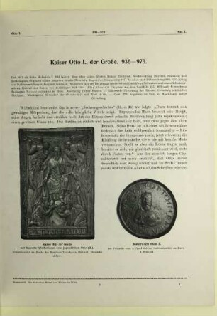 Kaiser Otto I., der Große. 936-973