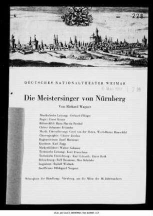 Die Meistersinger von Nürnberg