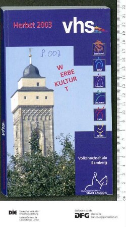 Programm 1. Semester 2003/2004