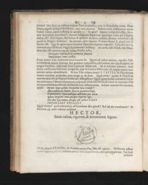 Hector, Suum casum, vigorem, & iuventutem lugens.