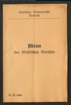 Kolon Johann Cord Grote Nr. 8 in Heiligenkirchen gegen den Kolon Johann Cord Grote zum Hahnberge, wegen der Kirchenstände