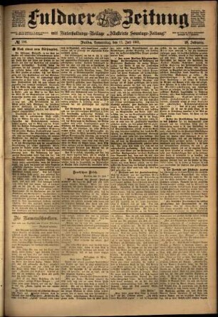 Ausgabe vom Donnerstag, den 11. Juli 1901.
