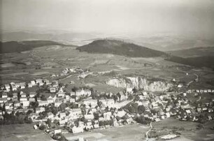 Altenberg, Ansicht mit Binge von Südwesten zum Geisingberg