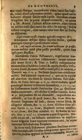 Animalium historia sacra : in qua plerorumque animalium praecipuae proprietates in gratiam studiosorum theologiae, & ministrorum verbi, ad usum eikonologikon breviter accommodantur