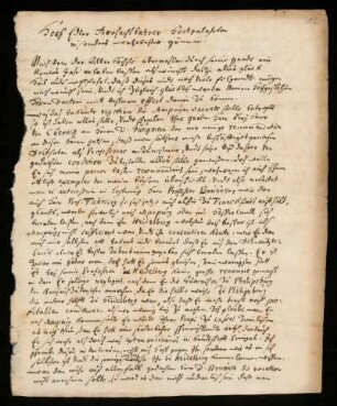 Brief von Johann Helfrich Jüngken an Johann Dolaeus