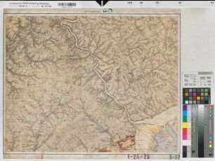 Rheinprovinz Westfalen (Provinz) geologische Karte der Rheinprovinz und der Provinz Westfalen auf Grundlage der v. Dechenschen Geologischen Karte und der Königlichen Generalstabs Karte 28. Sektion Simmern