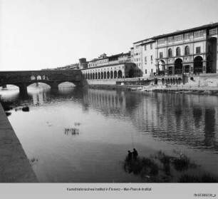 Uffizien, Fassade, Südseite, Florenz