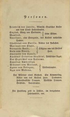 Kaiser Friedrich der Zweite : Trauerspiel in 5 Aufzügen