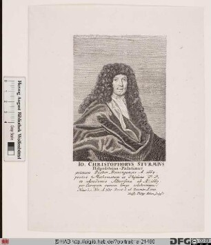 Bildnis Johann Christoph Sturm