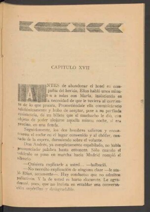 Capítulo [XX - Elías en acción]
