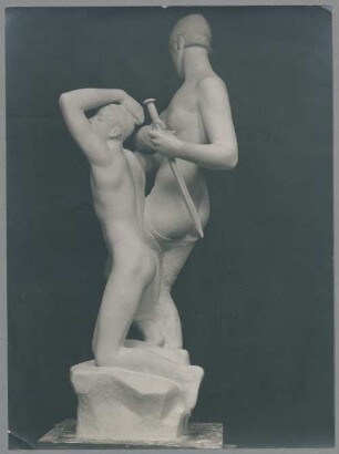Brunnenentwurf Aufruf III, 1914/17, Gips