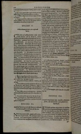 Decicio CI. - Decisio CL.