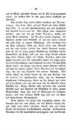Die Frauen. Einige Landsleute. Baton-rouge. Natchez.