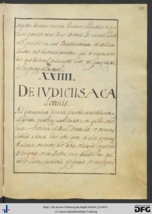 [fol. 24] De iudiciario processu