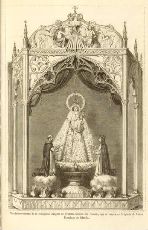 Verdadero retrato de la milagrosa imágen de Nuestra Senora del Rosario ...