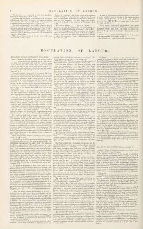 Regulation of labour