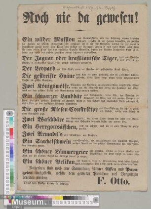 Noch nie da gewesen!