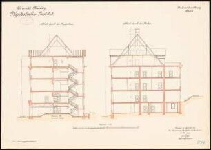Physikalisches Institut der Philipps-Universität Marburg: Querschnitte 1:100