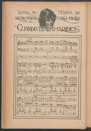 "Cuando te enmarides" - [Partitura]