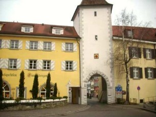 Stadtbefestigung-Stadttor Unterstadt-Torturm von Feldseite West