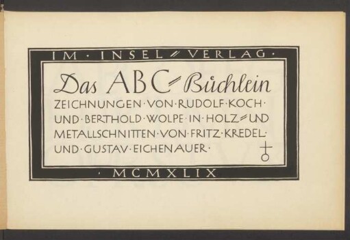 Das ABC-Büchlein