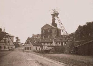 Freiberg (Sachsen), Abrahamschacht, Förderturm