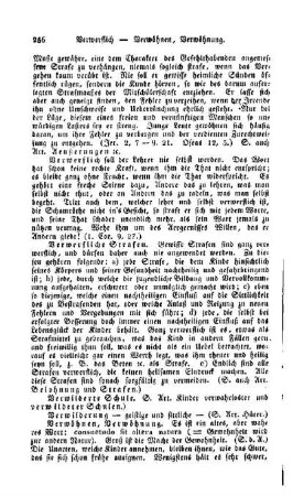 Verwerfliche Strafen