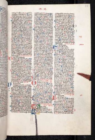 Zierinitiale (Psalm 39): D(ixi custodiam)