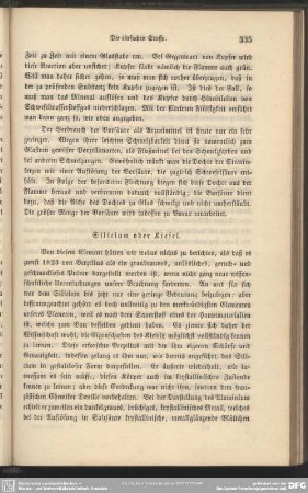 Silicium oder Kiesel