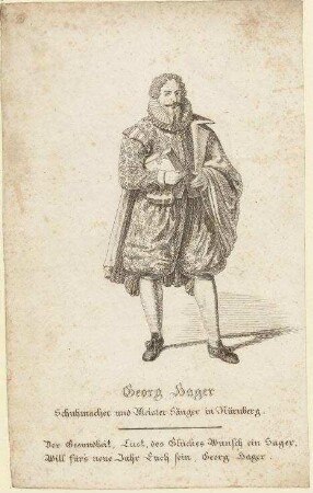 Georg Hager (d.J.), Schuhmacher und Meistersinger