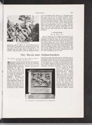 VIII. Von der württ. Divisions-Kavallerie