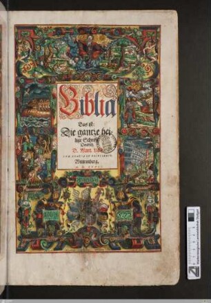 Biblia Das ist: Die gantze heilige Schrifft Deudsch