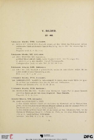 V. Bilder (Nr. 321-400)