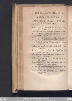 Actus III. Scena I.